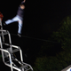 A stuntman, performing a fall at the AMPAS Scientic And Technical Awards Demonstrations in 2005.